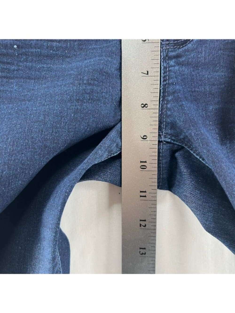 White House Black Market Skinny Jeans Womens 6 Mid Rise Stretch Denim Dark Wash - Picture 7 of 11